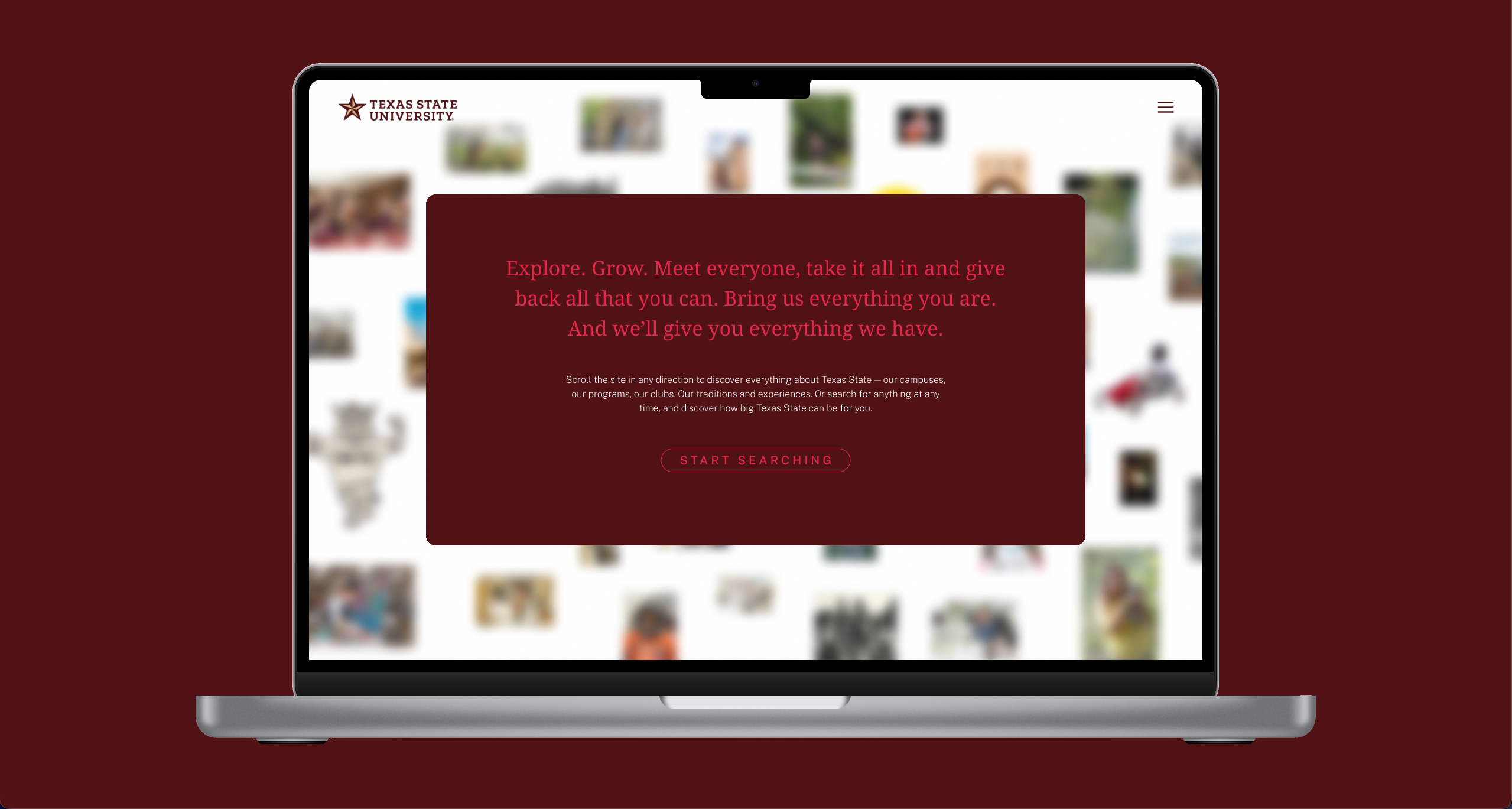 TXST EachAndEvery BrandConcept POC Admissions Microsite01