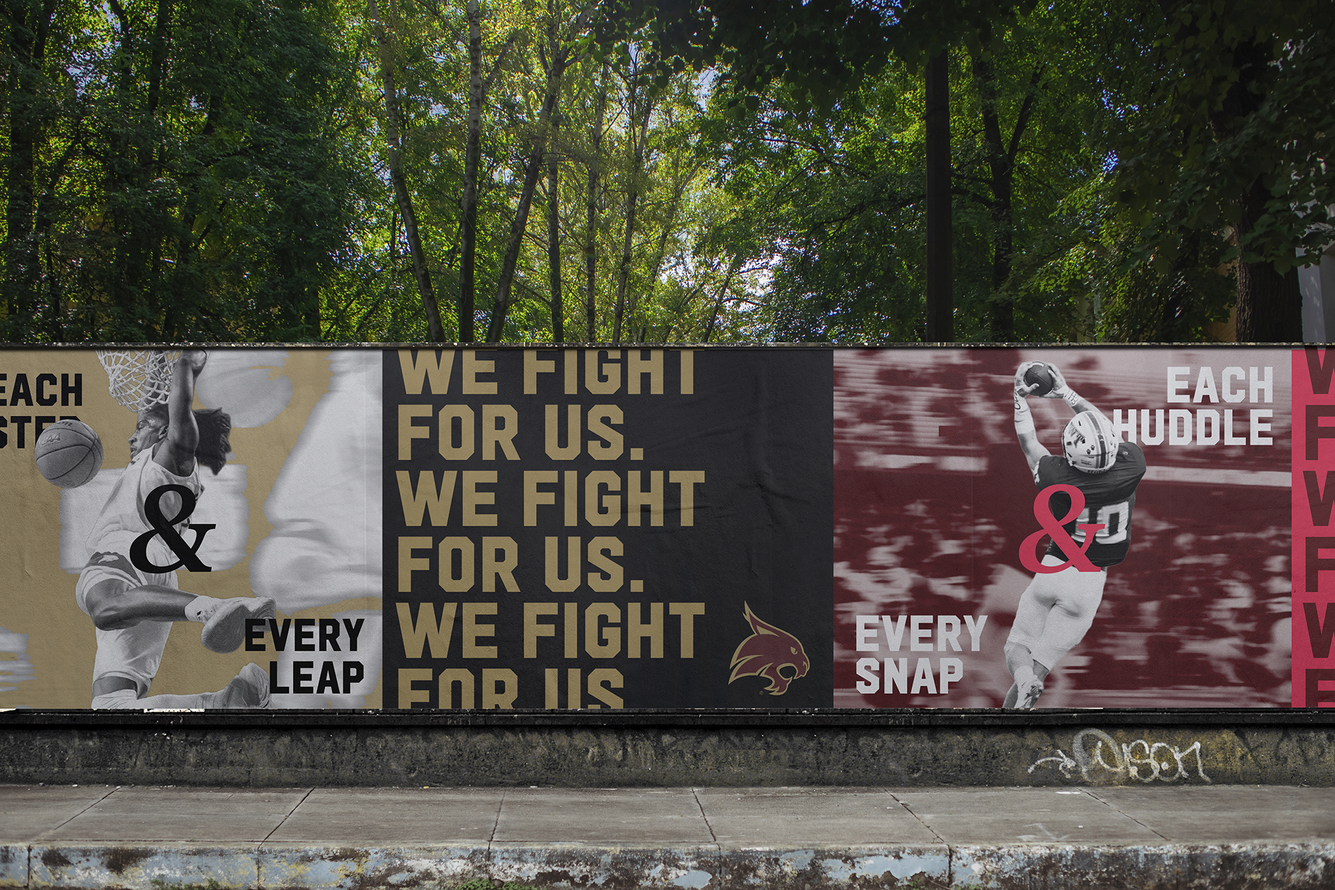 TXST EachAndEvery BrandConcept POC Athletics Billboard