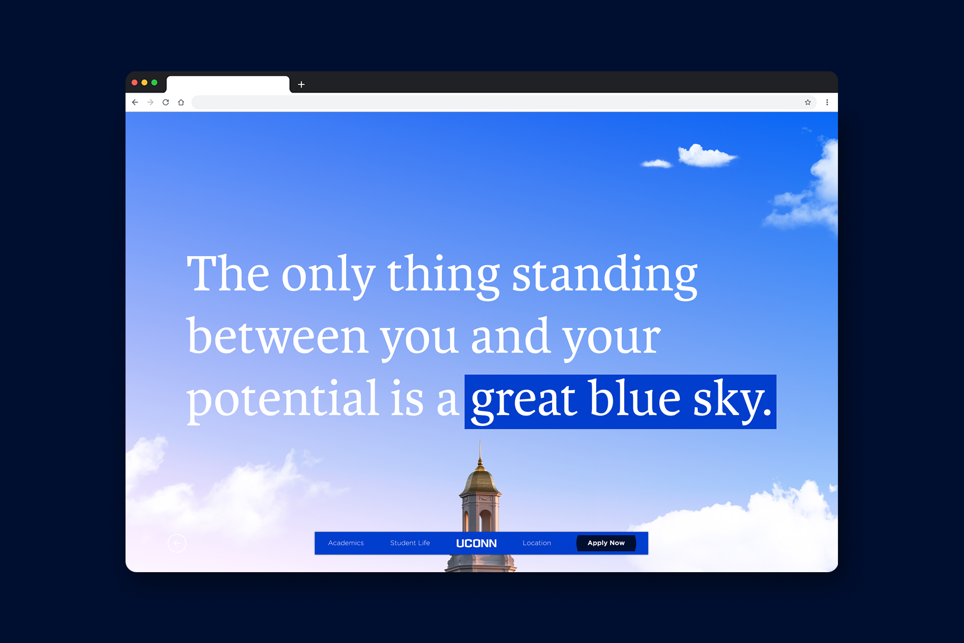 UCONN Admissions BrandConcept POC Microsite04
