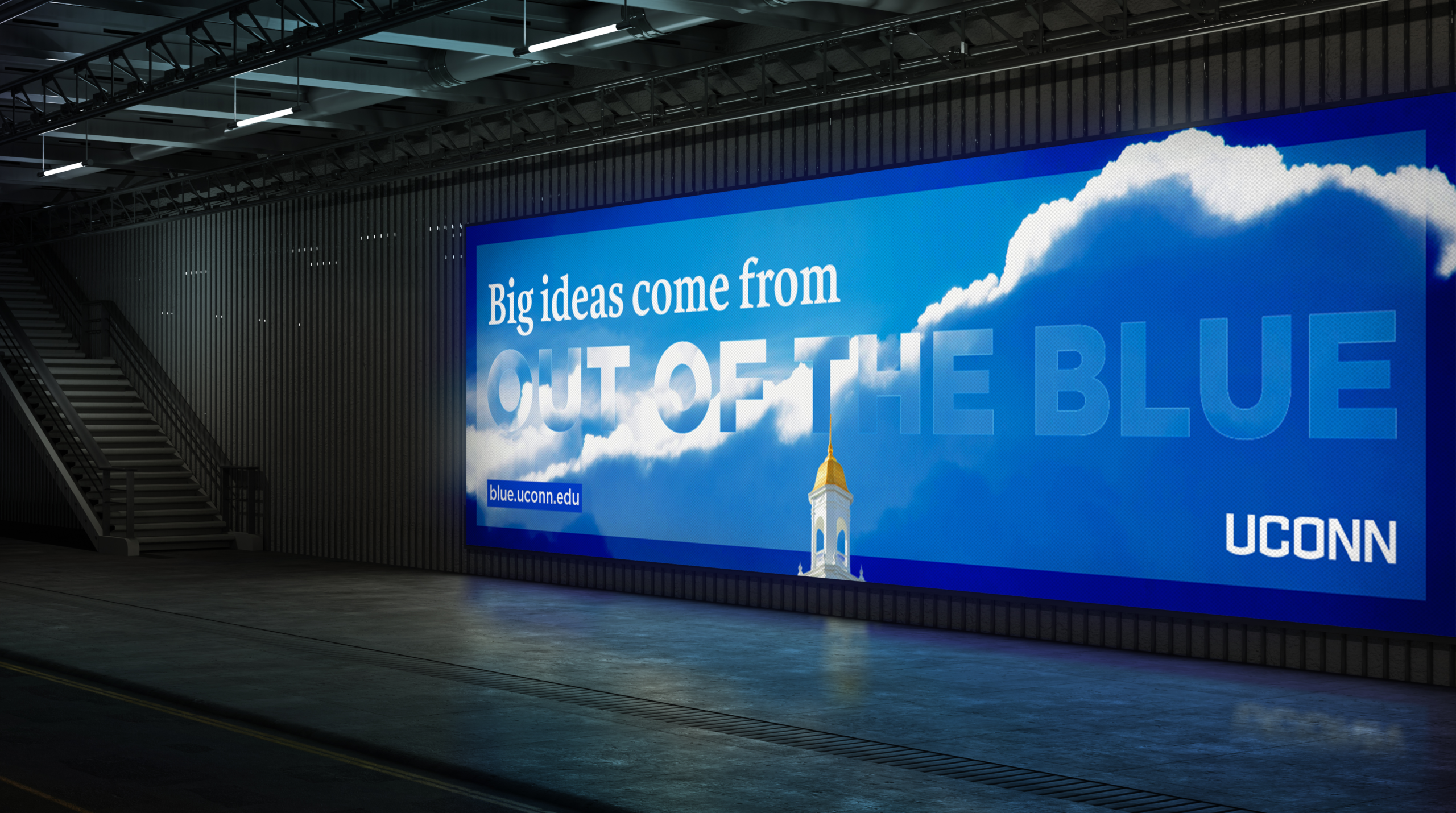 UCONN NationalAdCampaign DigitalBillboard OOTB
