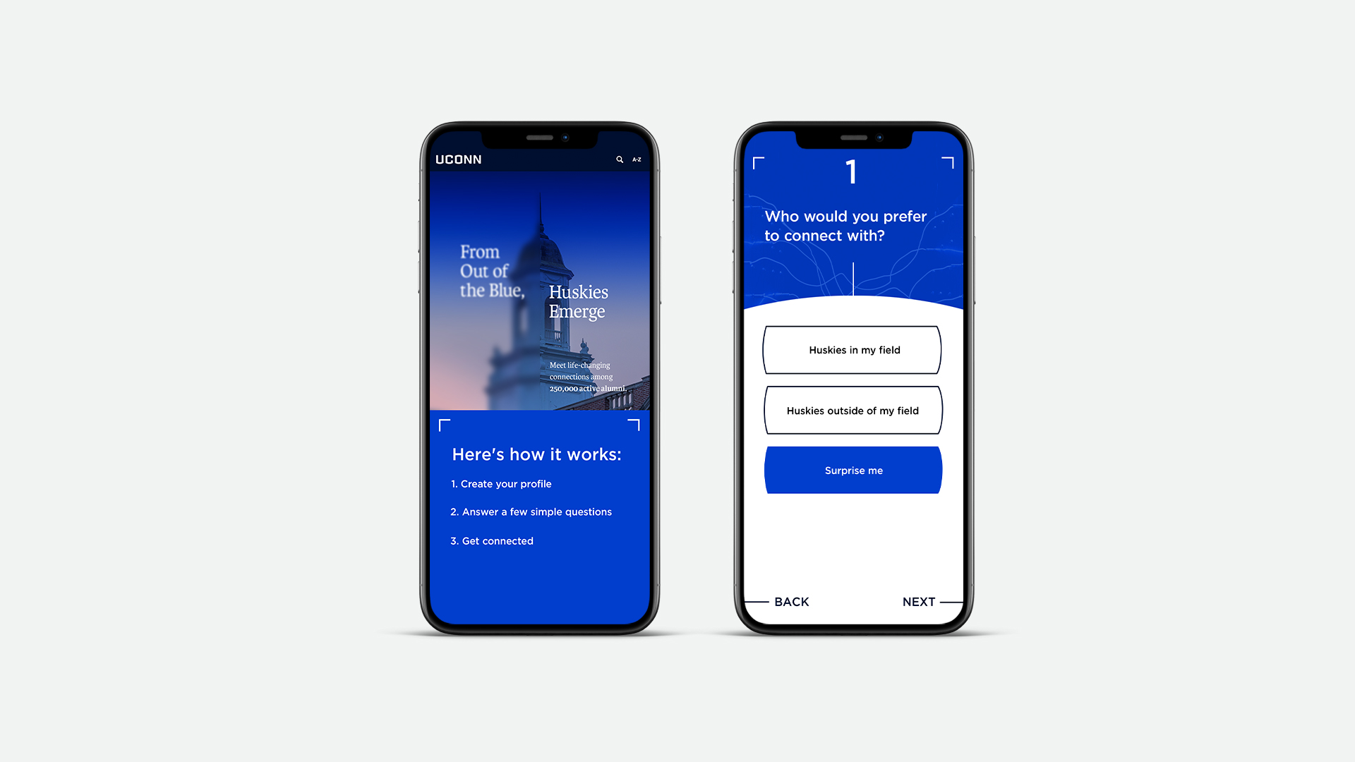 UCONN OOTB POC Alumni App