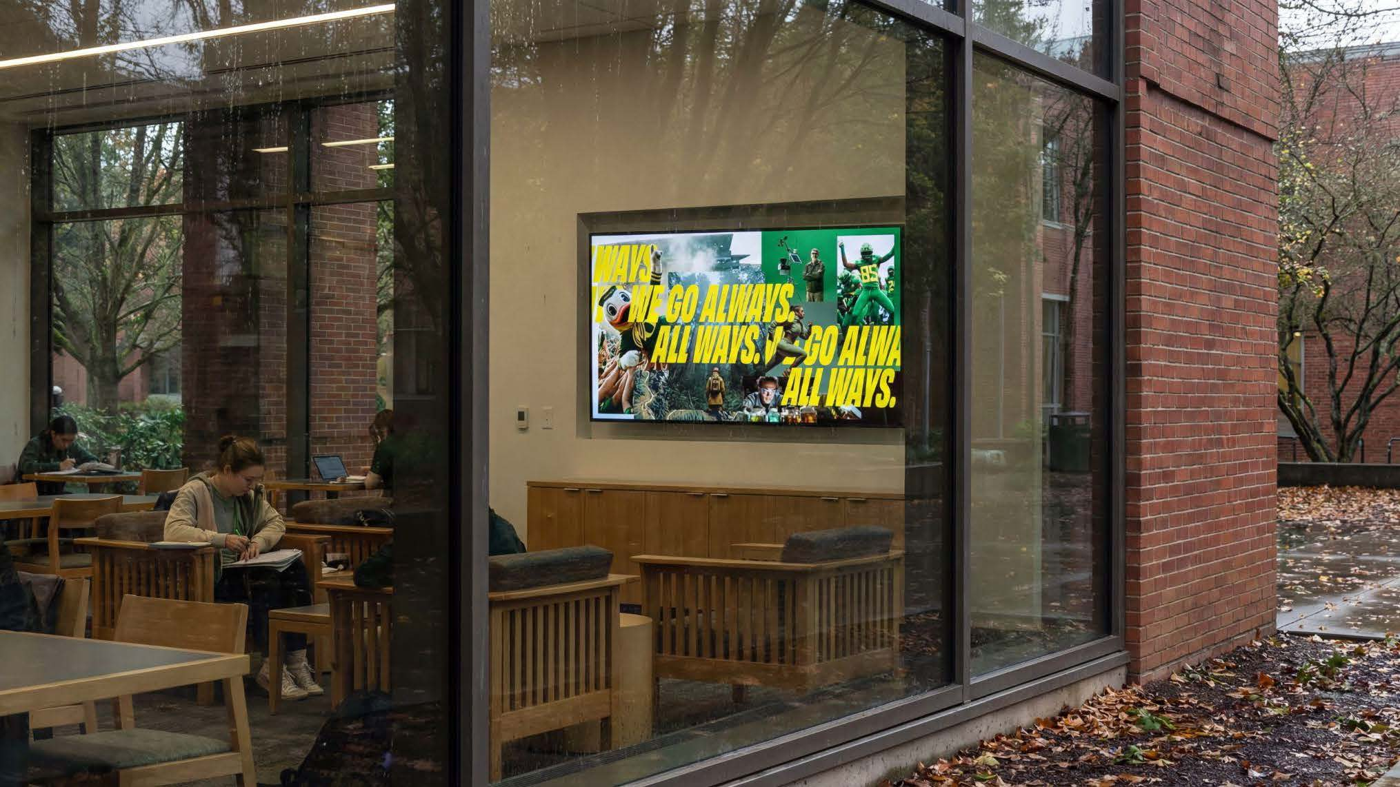 UO 150YearsOfGo Unstoppable BrandConcept POC Campus Installation04