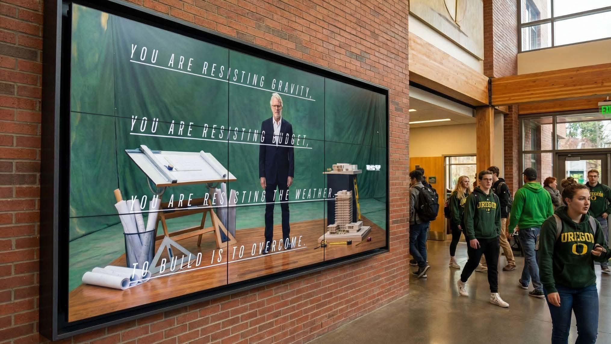 UO 150YearsOfGo Unstoppable BrandConcept POC Campus Installation05