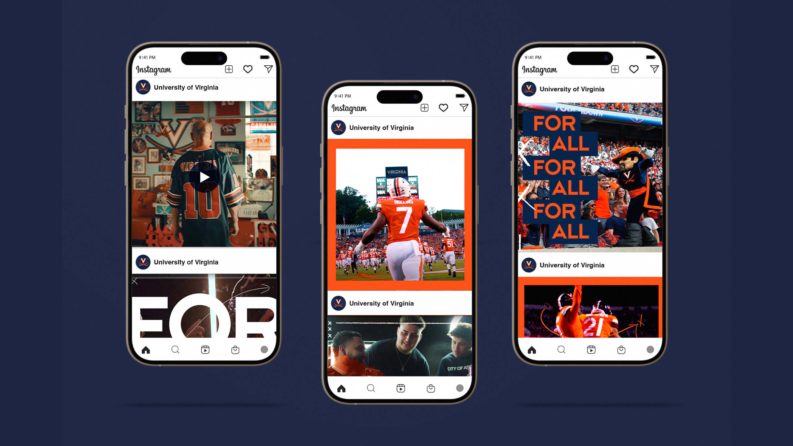 UVA Athletics Cavaliers IGposts