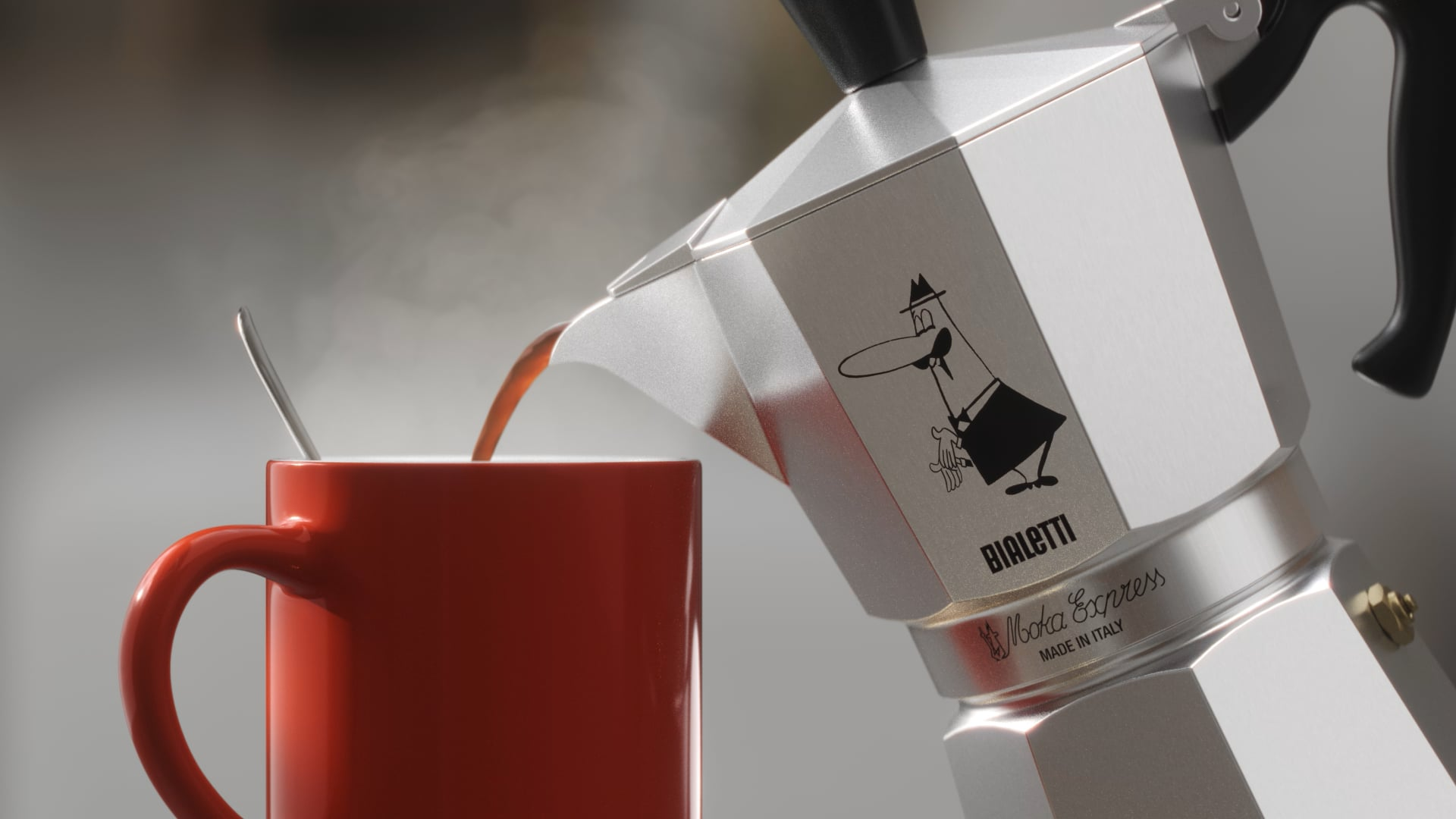 Video poster: bialetti mug