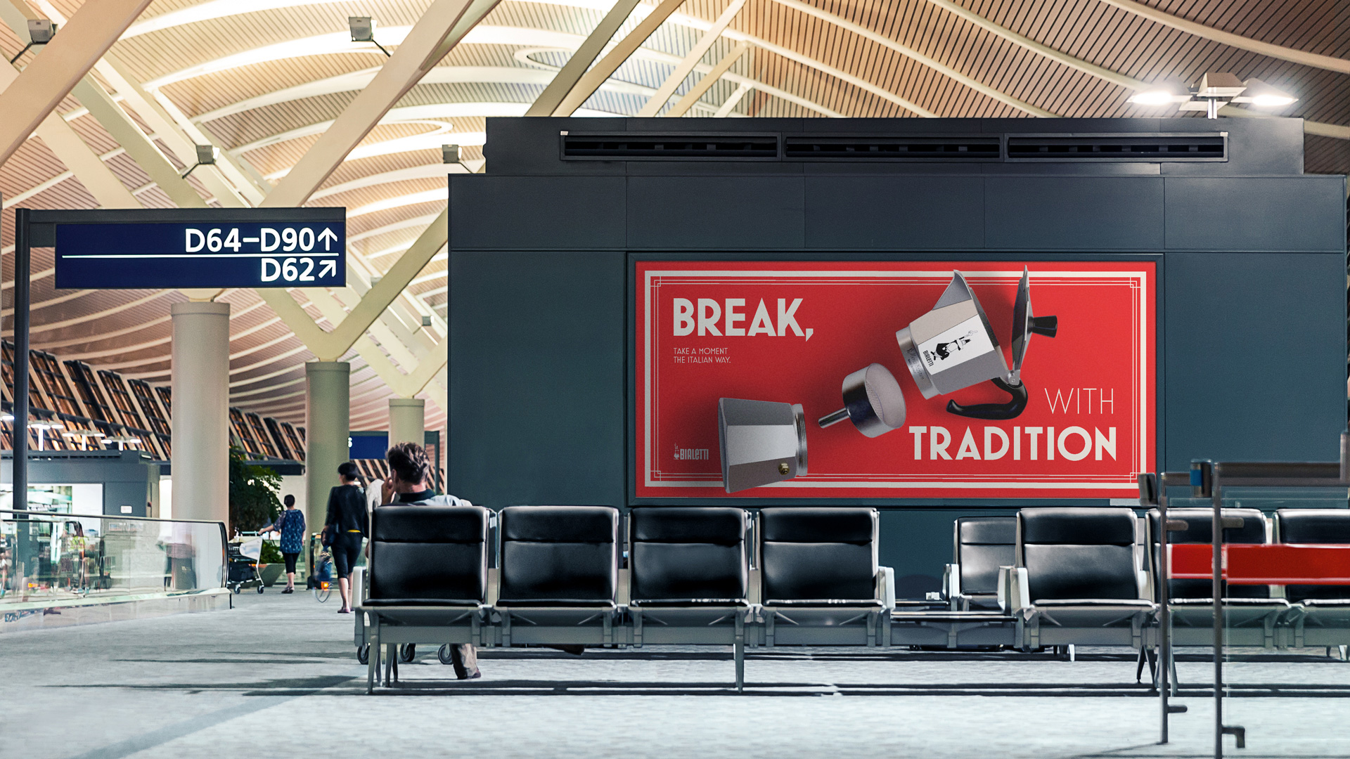 Bialetti USCampaign OOH AirportAd01