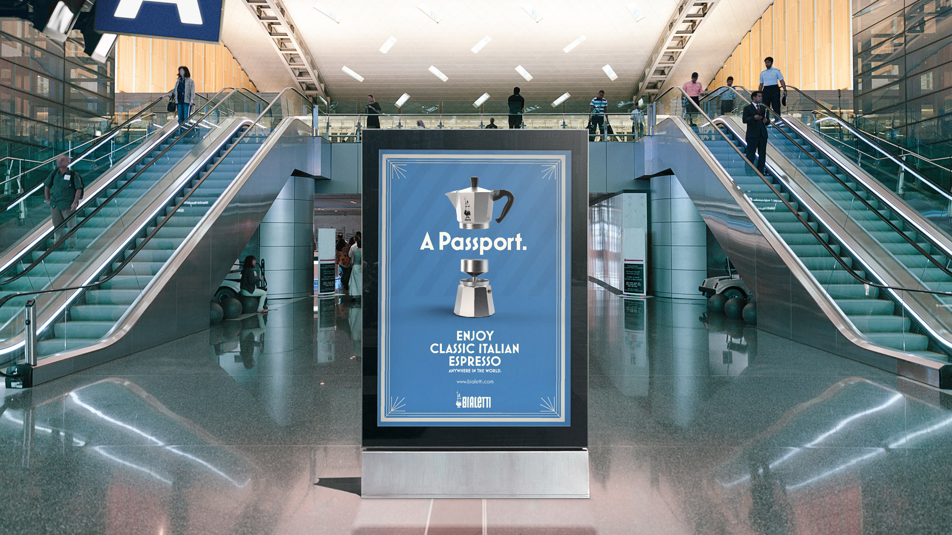 Bialetti USCampaign OOH AirportAd02