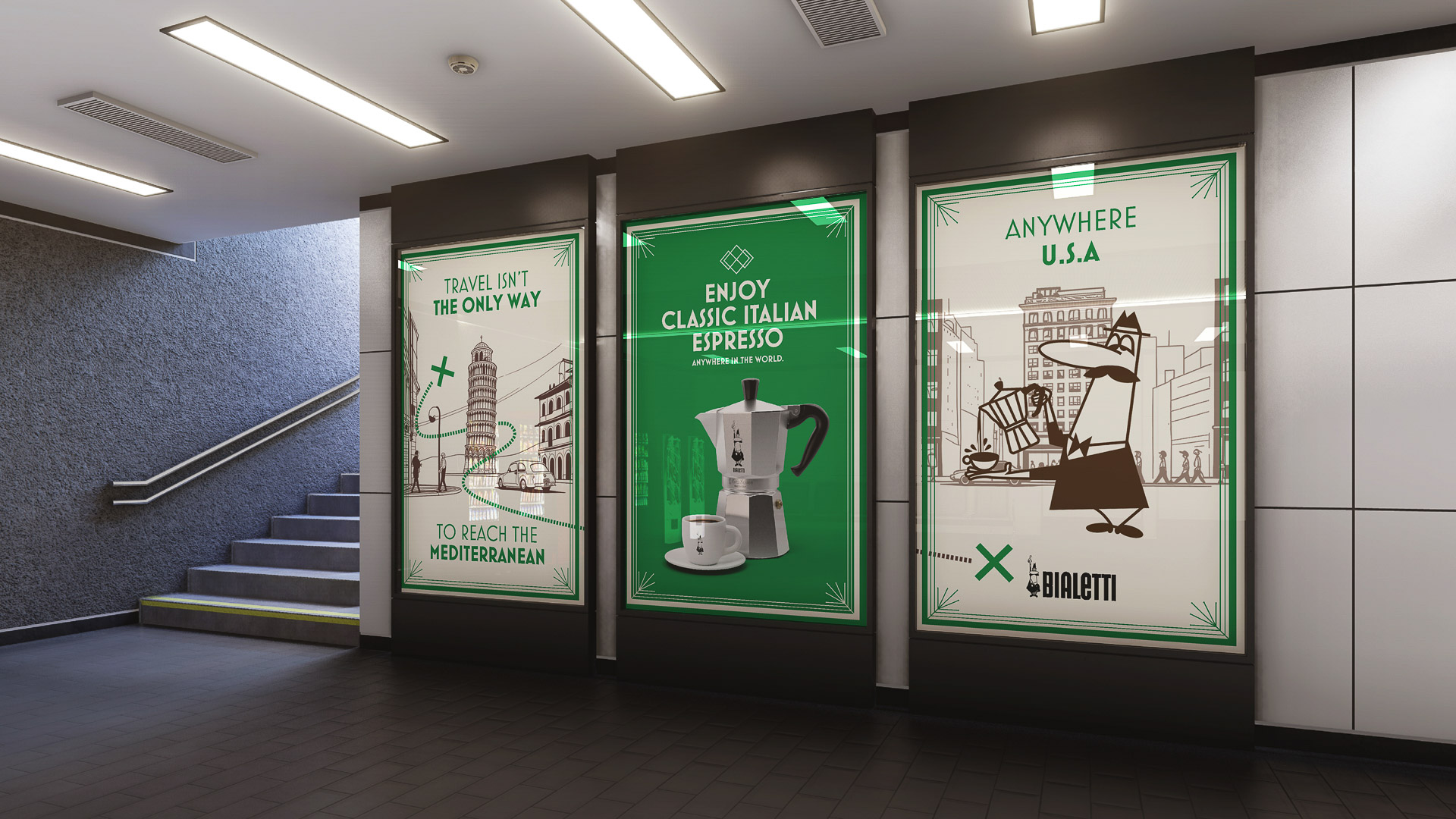 Bialetti USCampaign OOH AirportAd03