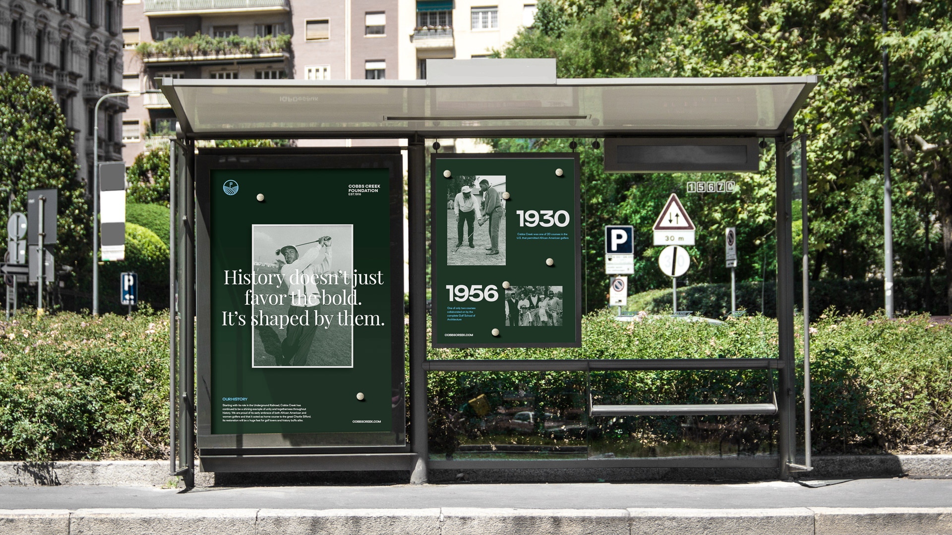 CCF CobbsCreek AdCampaign BusStop