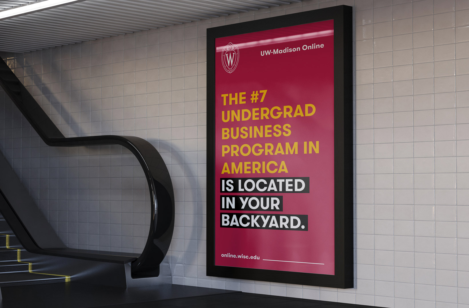 UW MadisonOnline BrandConcept POC OOH Billboard Subway01