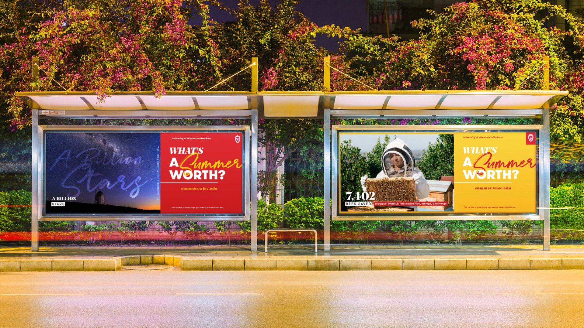 UW MadisonOnline BrandConcept POC OOH BusStop