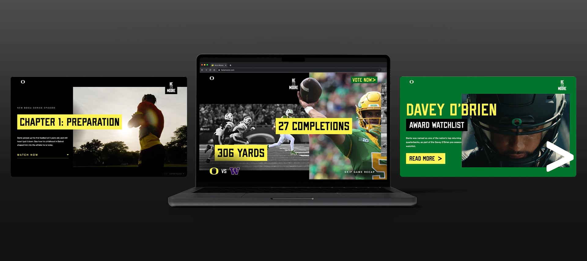 Video poster: Heisman Microsite FeaturedContent Mockup